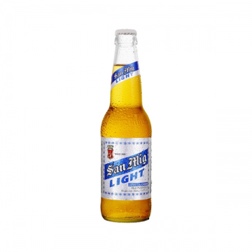San miguel light beer bottles case 330ml