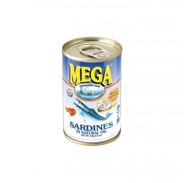 Sardines in natural oil mega